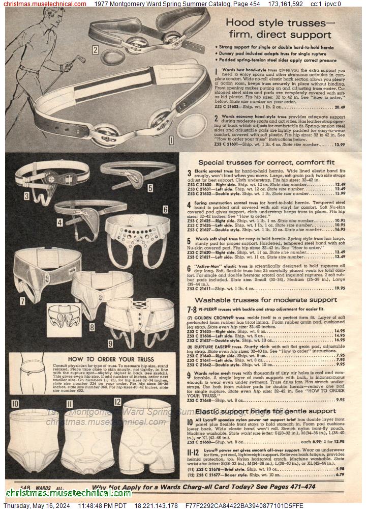 1977 Montgomery Ward Spring Summer Catalog, Page 454
