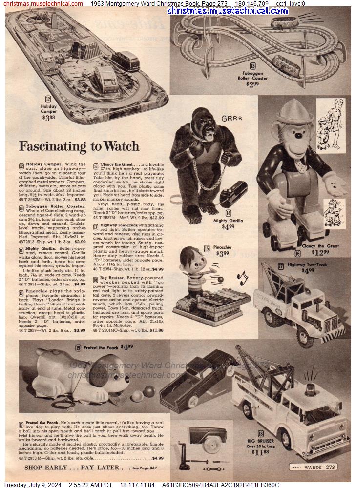 1963 Montgomery Ward Christmas Book, Page 273