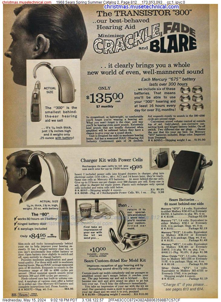 1968 Sears Spring Summer Catalog 2, Page 812