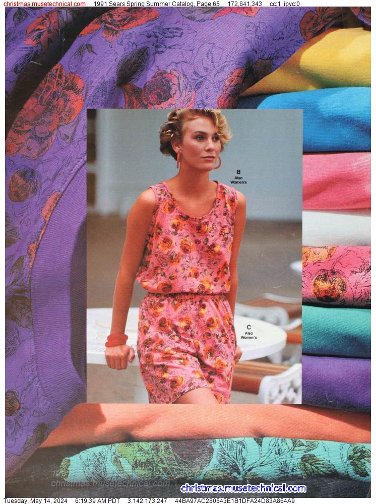 1991 Sears Spring Summer Catalog, Page 65