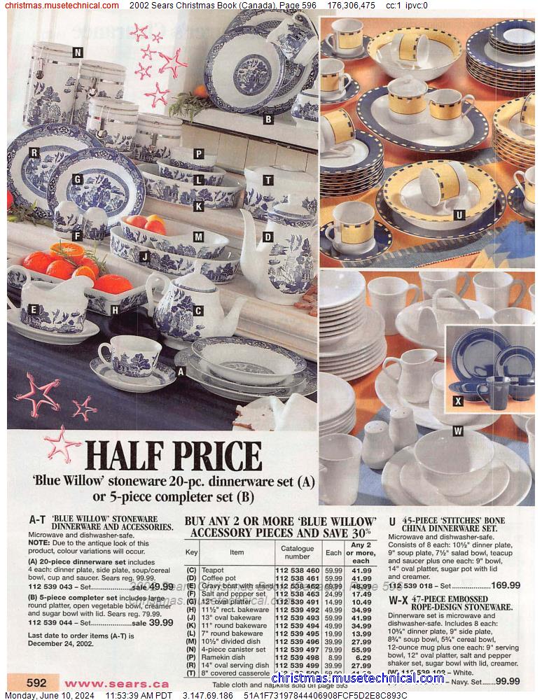 2002 Sears Christmas Book (Canada), Page 596