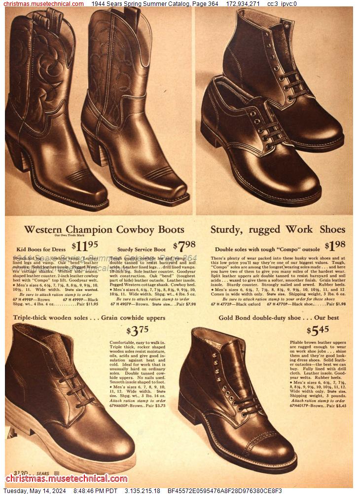 1944 Sears Spring Summer Catalog, Page 364