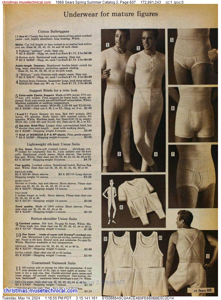 1968 Sears Spring Summer Catalog 2, Page 607