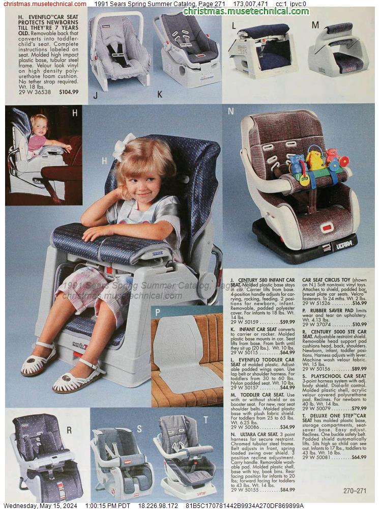 1991 Sears Spring Summer Catalog, Page 271