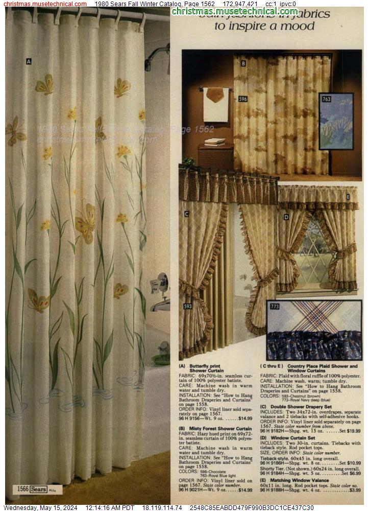 1980 Sears Fall Winter Catalog, Page 1562