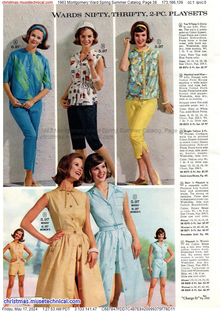 1963 Montgomery Ward Spring Summer Catalog, Page 38