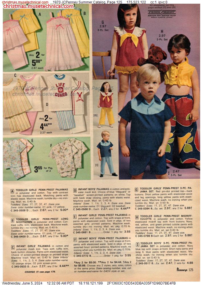 1970 JCPenney Summer Catalog, Page 125