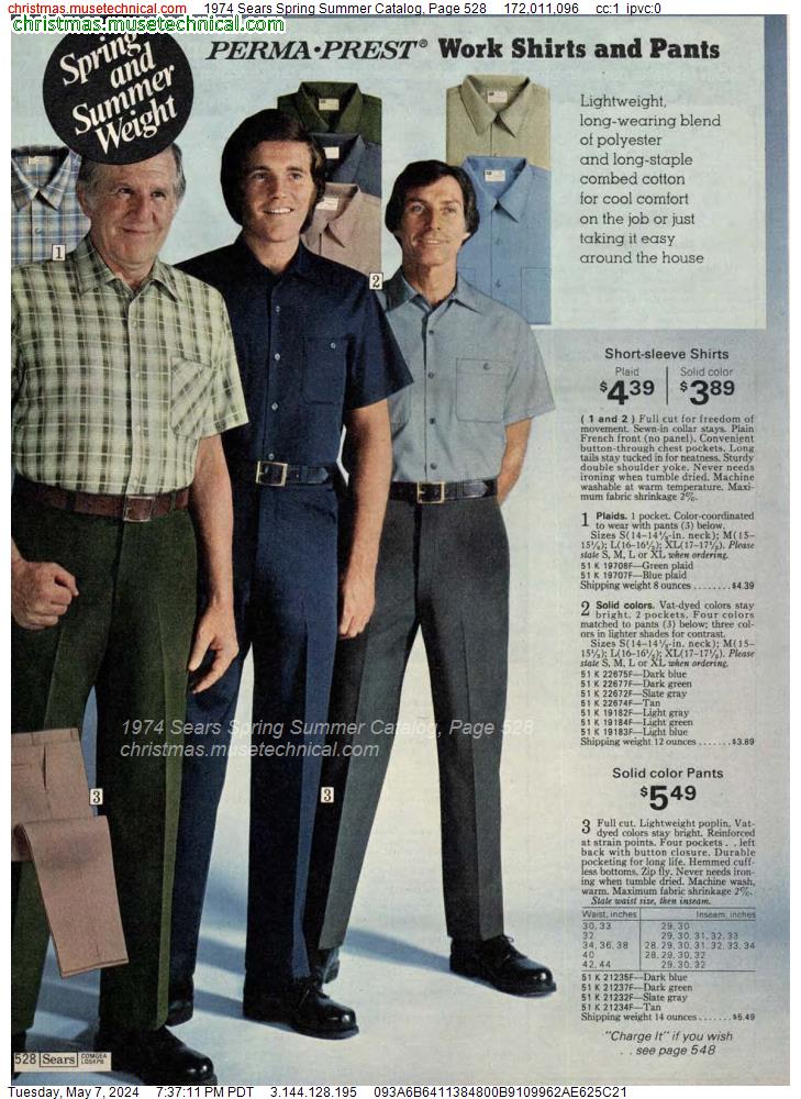 1974 Sears Spring Summer Catalog, Page 528