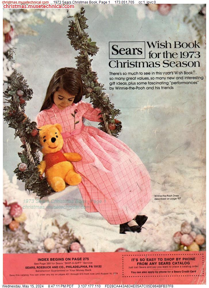 1973 Sears Christmas Book, Page 1