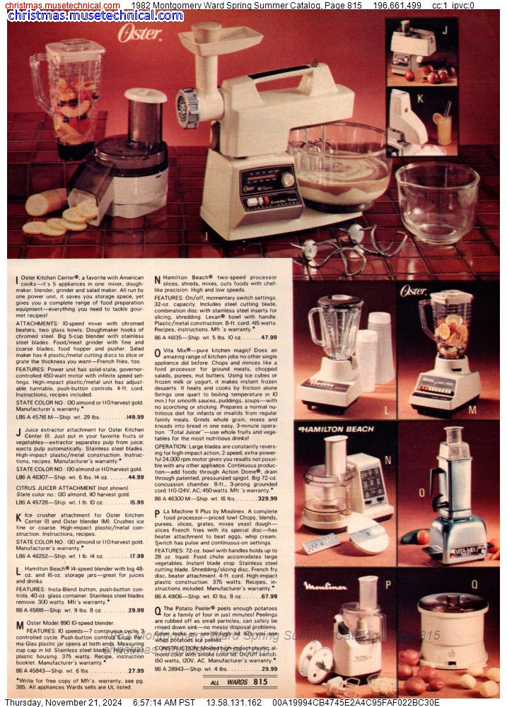 1982 Montgomery Ward Spring Summer Catalog, Page 815