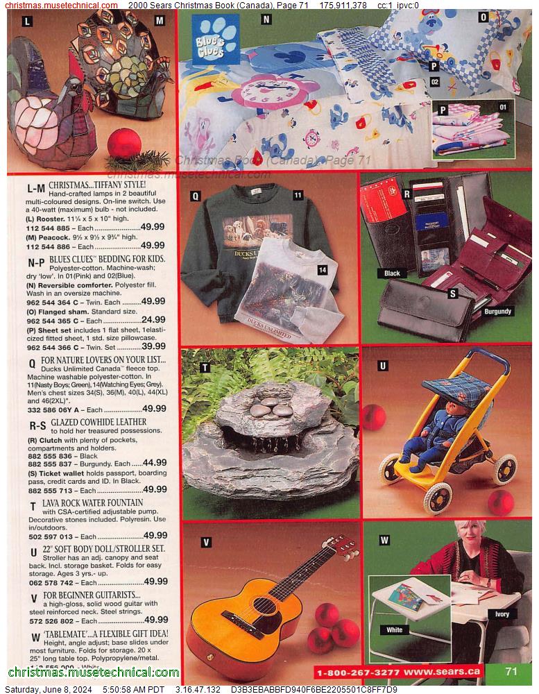 2000 Sears Christmas Book (Canada), Page 71