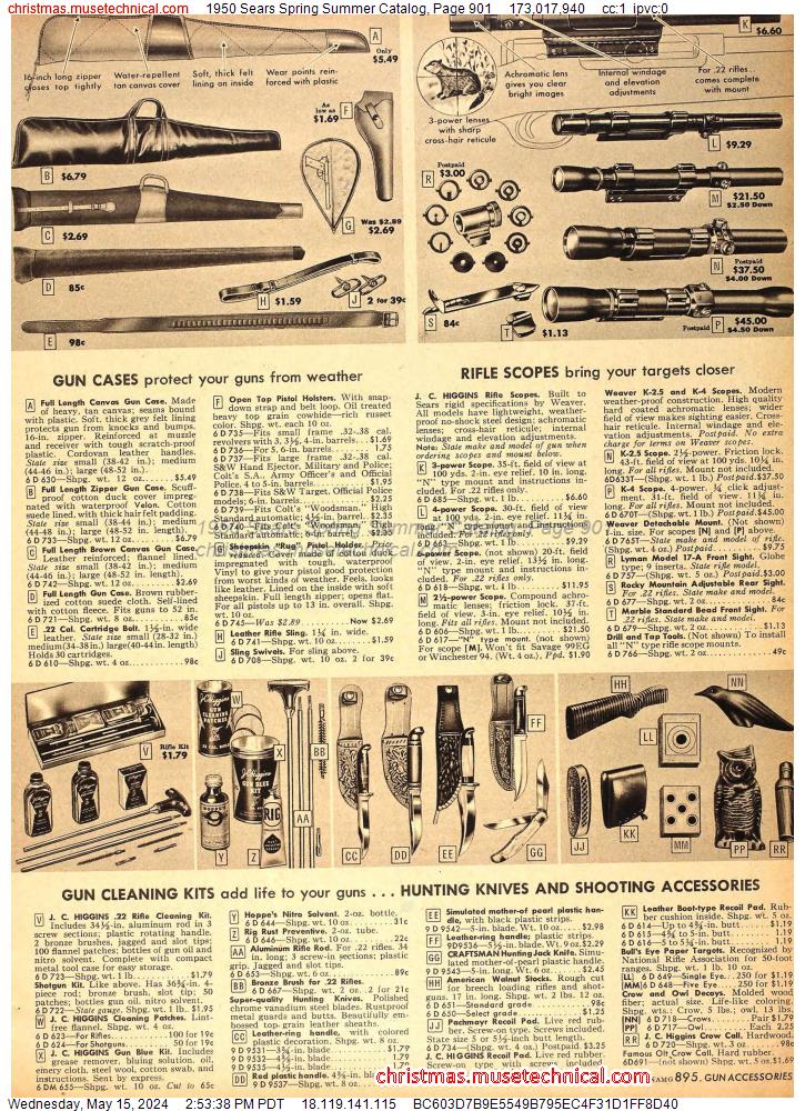 1950 Sears Spring Summer Catalog, Page 901