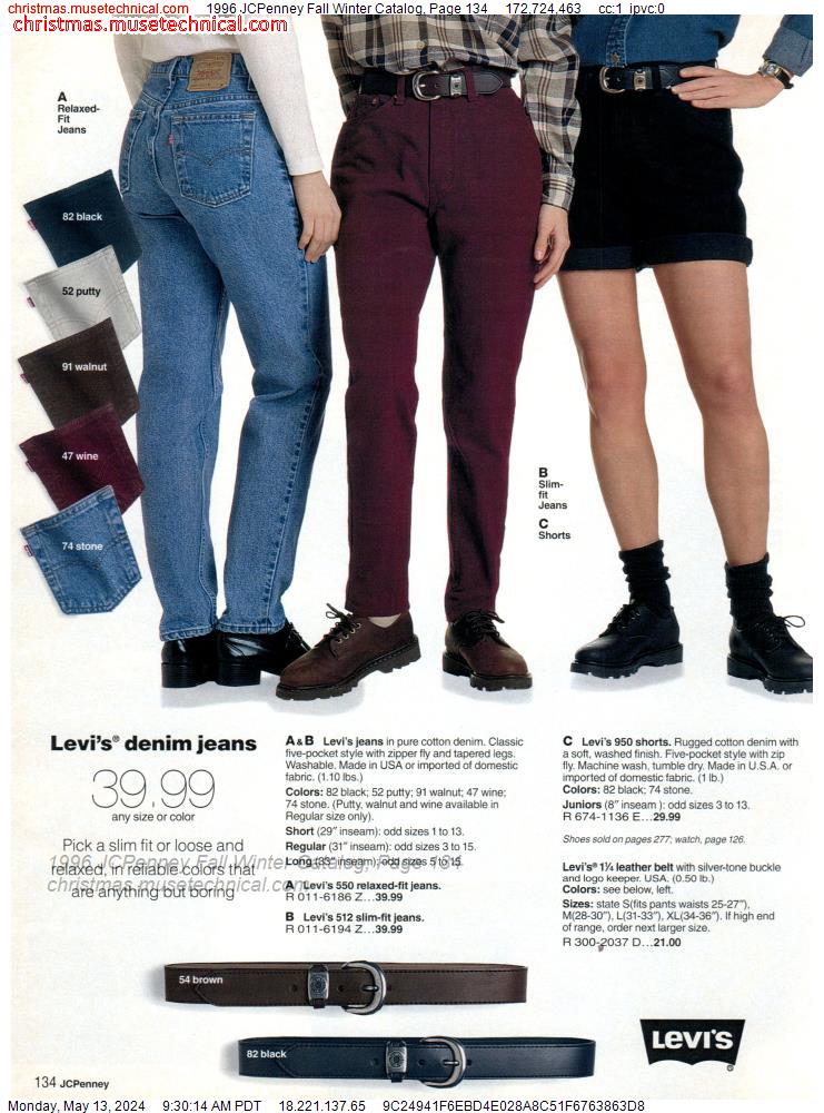 1996 JCPenney Fall Winter Catalog, Page 134