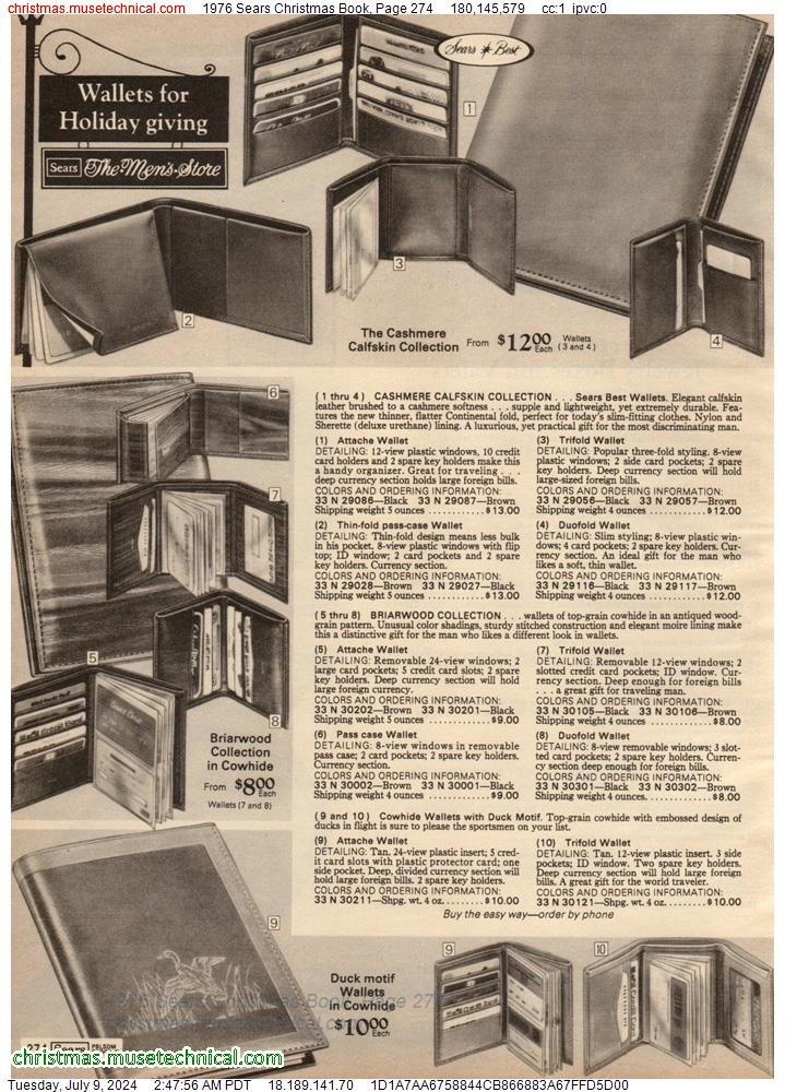 1976 Sears Christmas Book, Page 274