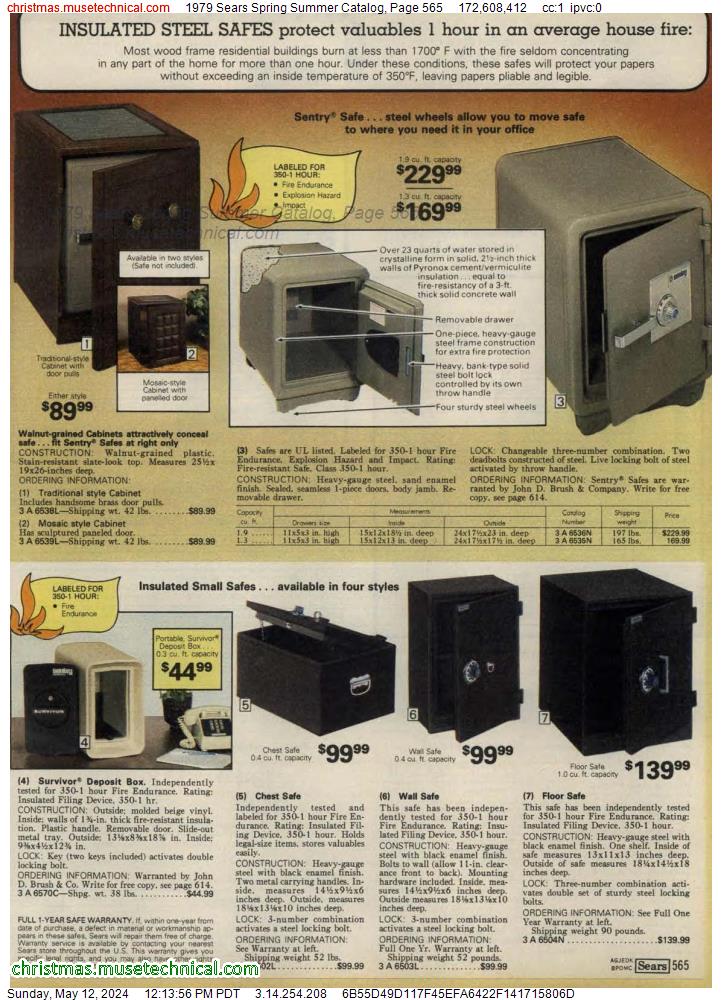1979 Sears Spring Summer Catalog, Page 565