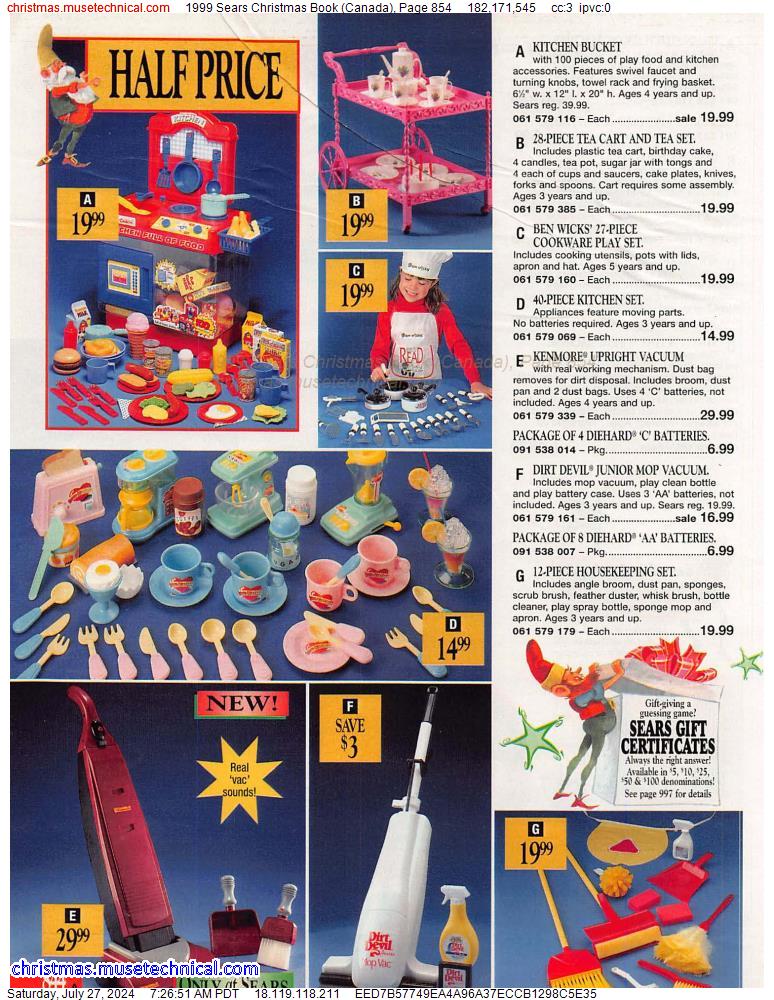 1999 Sears Christmas Book (Canada), Page 854