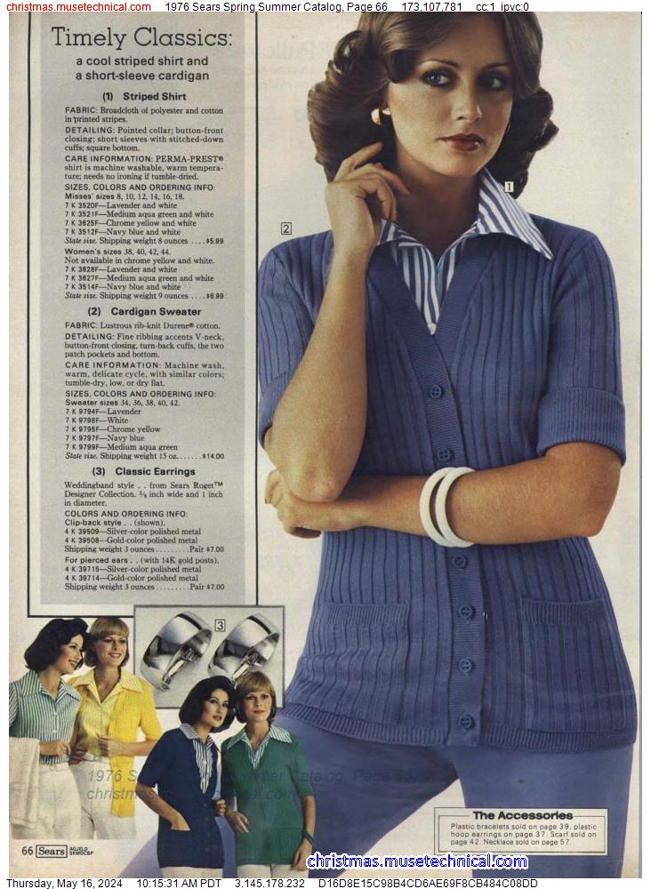 1976 Sears Spring Summer Catalog, Page 66