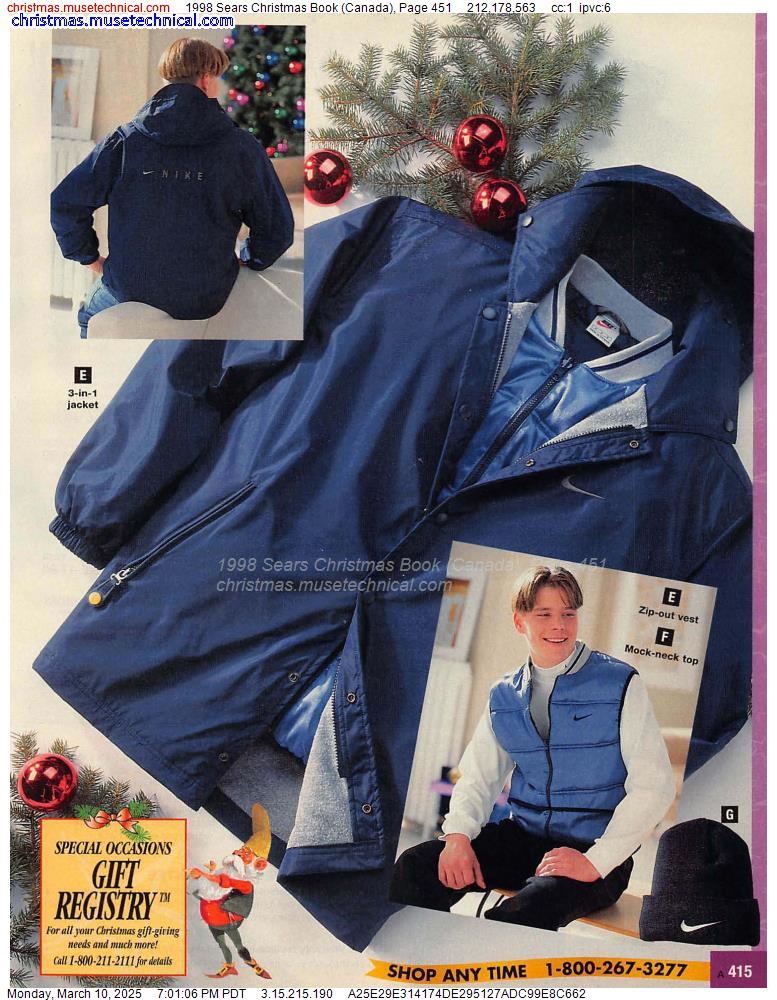 1998 Sears Christmas Book (Canada), Page 451