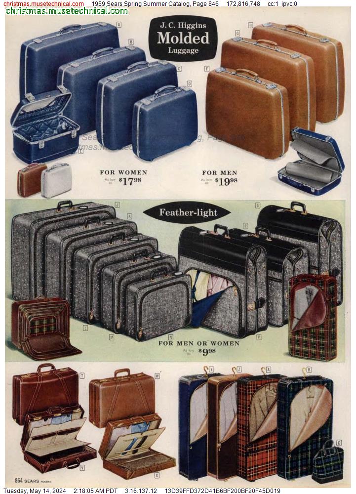 1959 Sears Spring Summer Catalog, Page 846