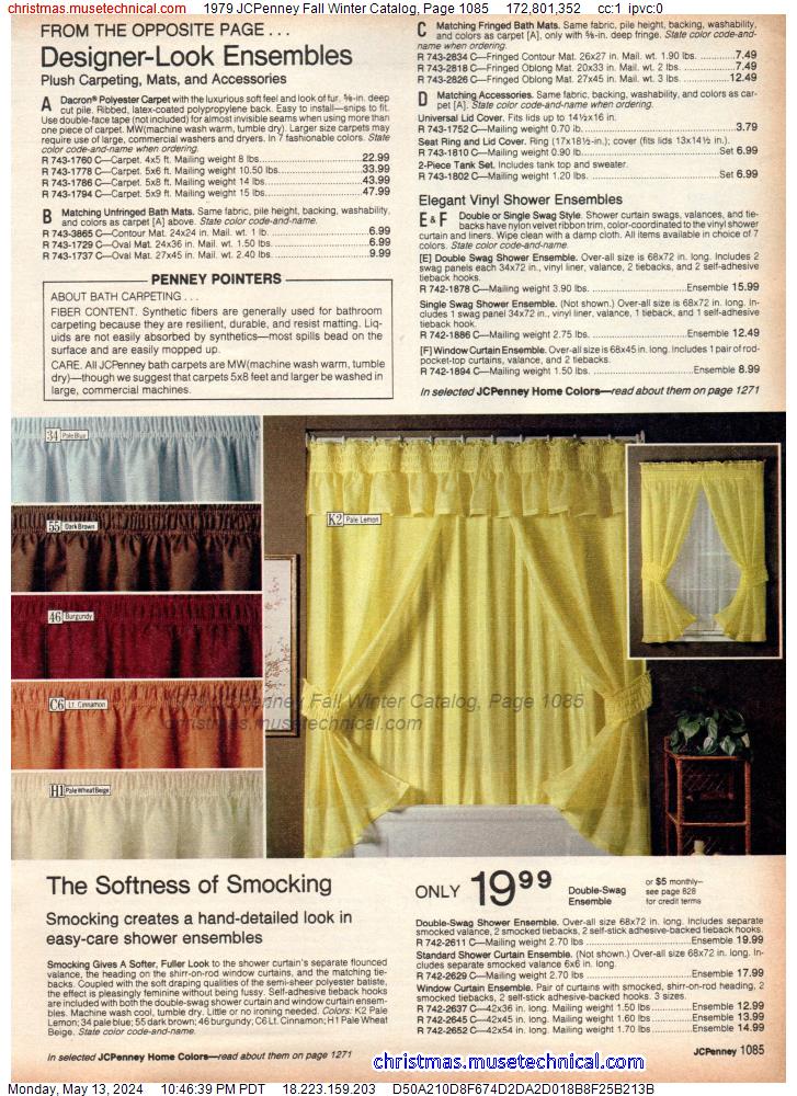 1979 JCPenney Fall Winter Catalog, Page 1085