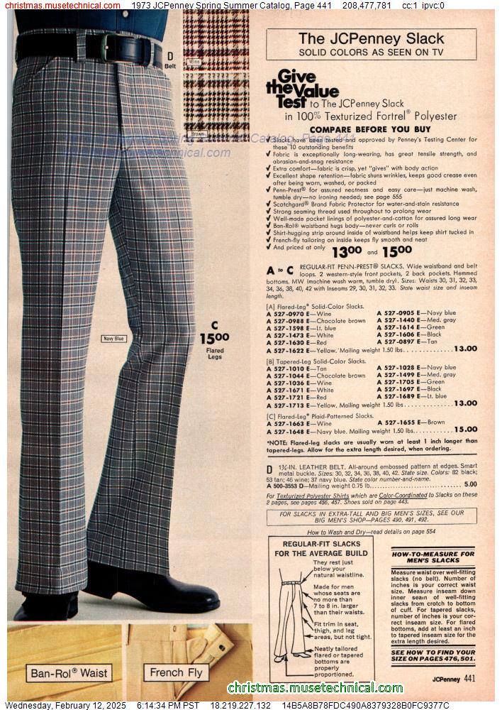 1973 JCPenney Spring Summer Catalog, Page 441