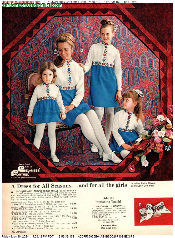 1971 JCPenney Christmas Book, Page 212