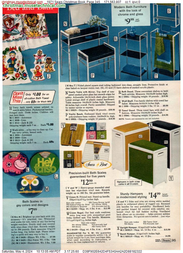 1971 Sears Christmas Book, Page 345