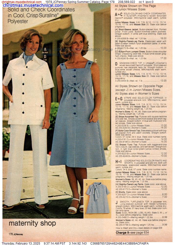 1978 JCPenney Spring Summer Catalog, Page 178