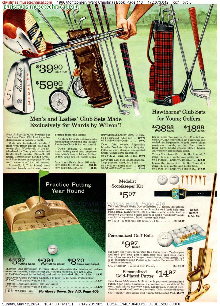 1966 Montgomery Ward Christmas Book, Page 416