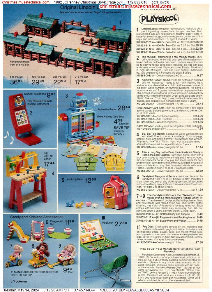 1982 JCPenney Christmas Book, Page 574