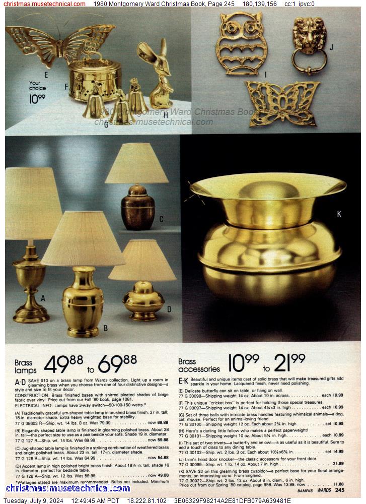 1980 Montgomery Ward Christmas Book, Page 245