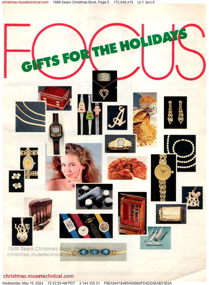 1989 Sears Christmas Book, Page 5