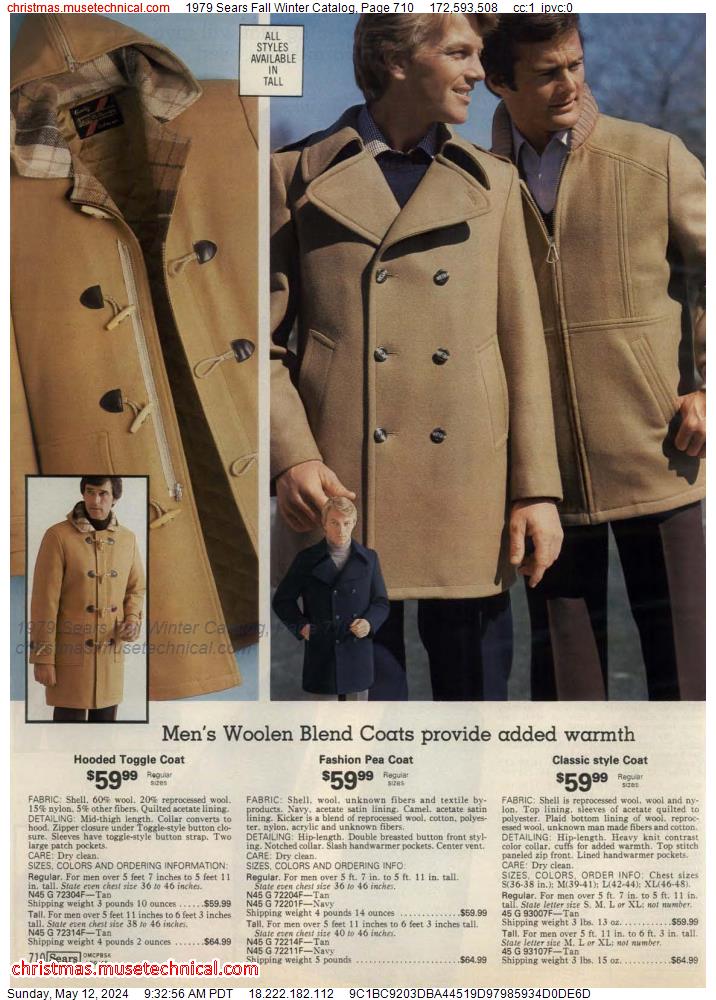 1979 Sears Fall Winter Catalog, Page 710