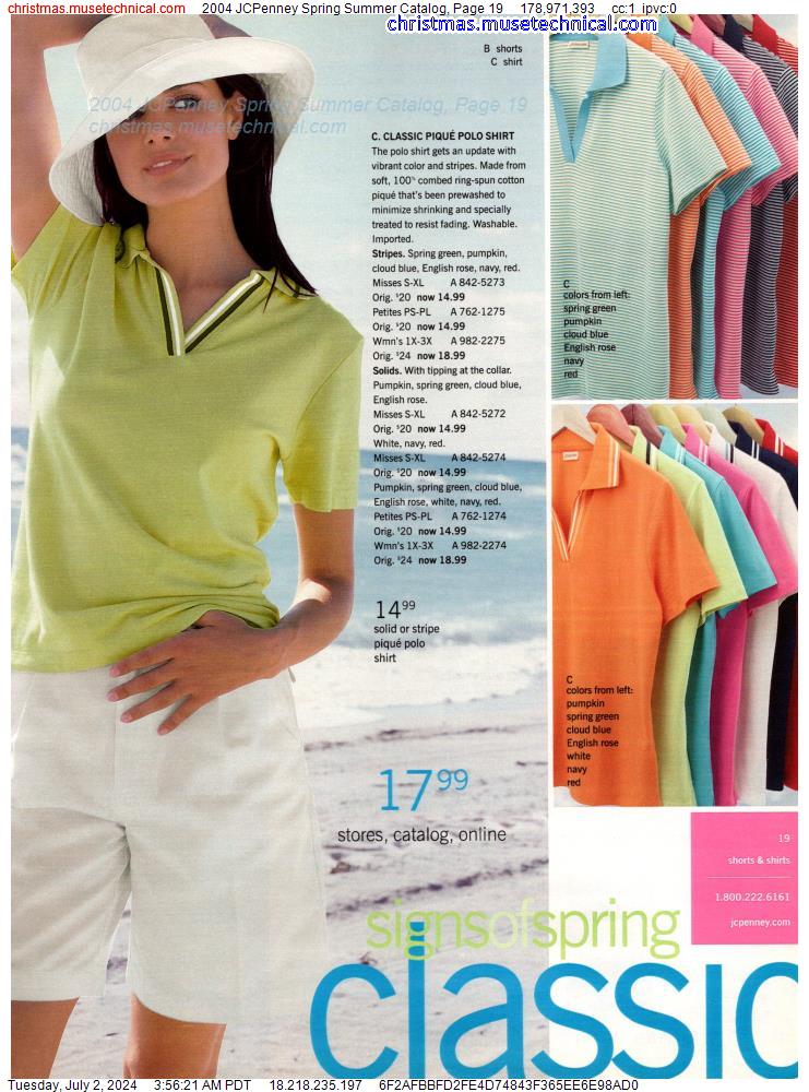 2004 JCPenney Spring Summer Catalog, Page 19