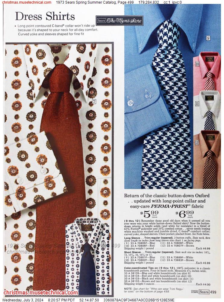 1973 Sears Spring Summer Catalog, Page 499