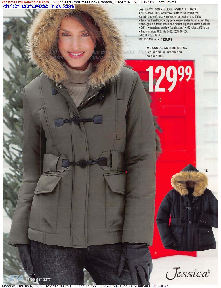 2007 Sears Christmas Book (Canada), Page 276