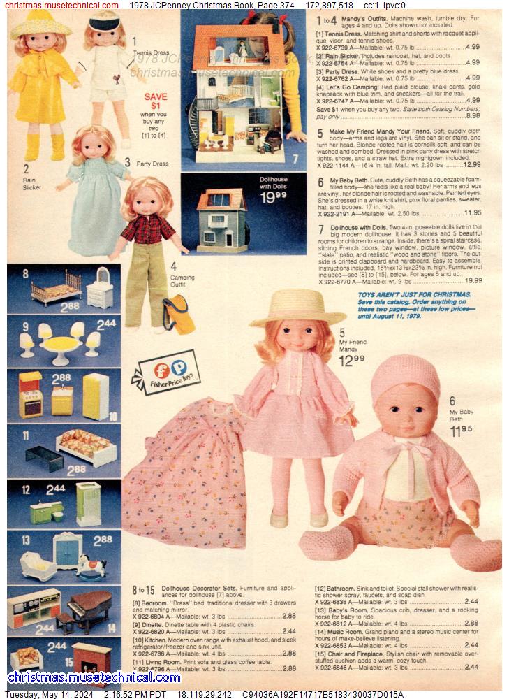 1978 JCPenney Christmas Book, Page 374