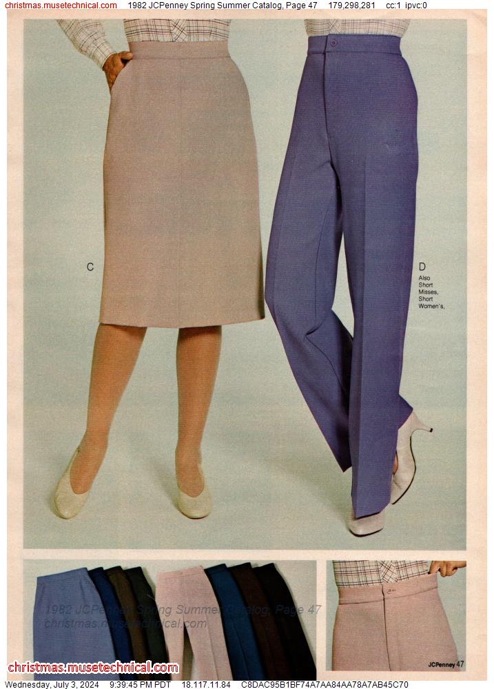 1982 JCPenney Spring Summer Catalog, Page 47