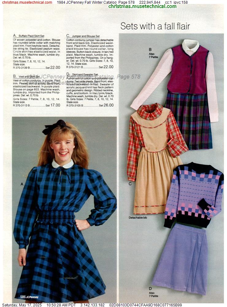 1984 JCPenney Fall Winter Catalog, Page 578