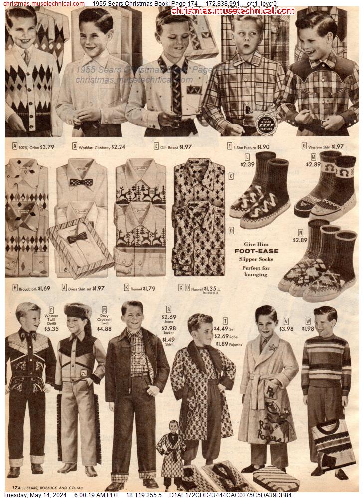 1955 Sears Christmas Book, Page 174