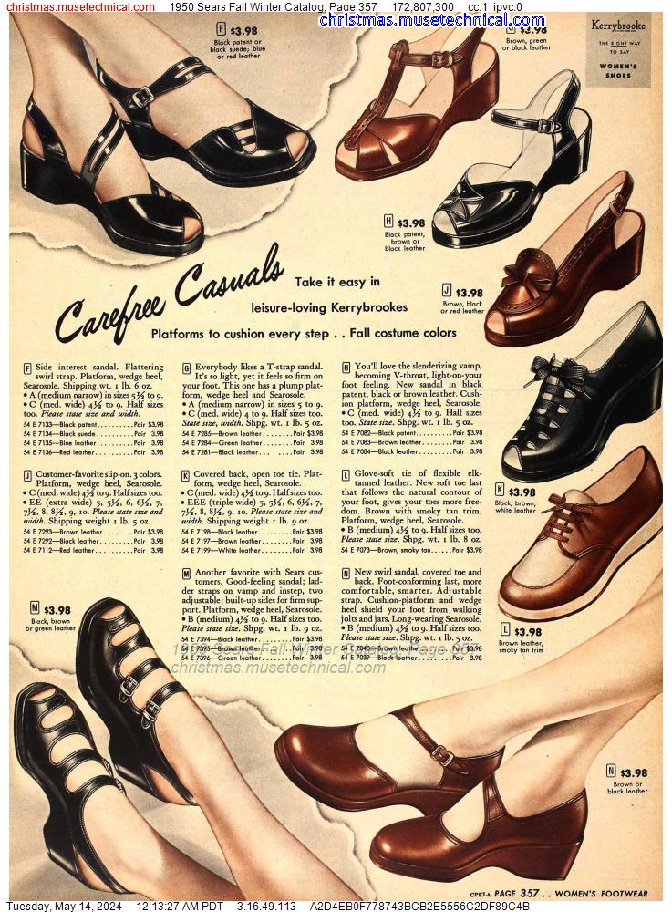 1950 Sears Fall Winter Catalog, Page 357
