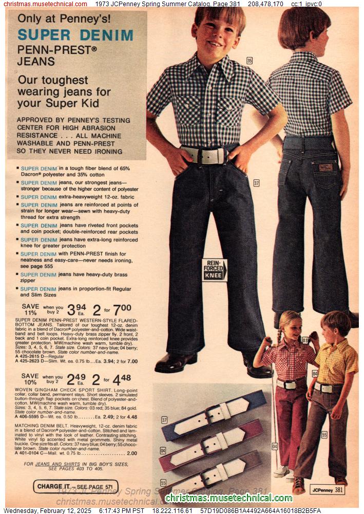 1973 JCPenney Spring Summer Catalog, Page 381