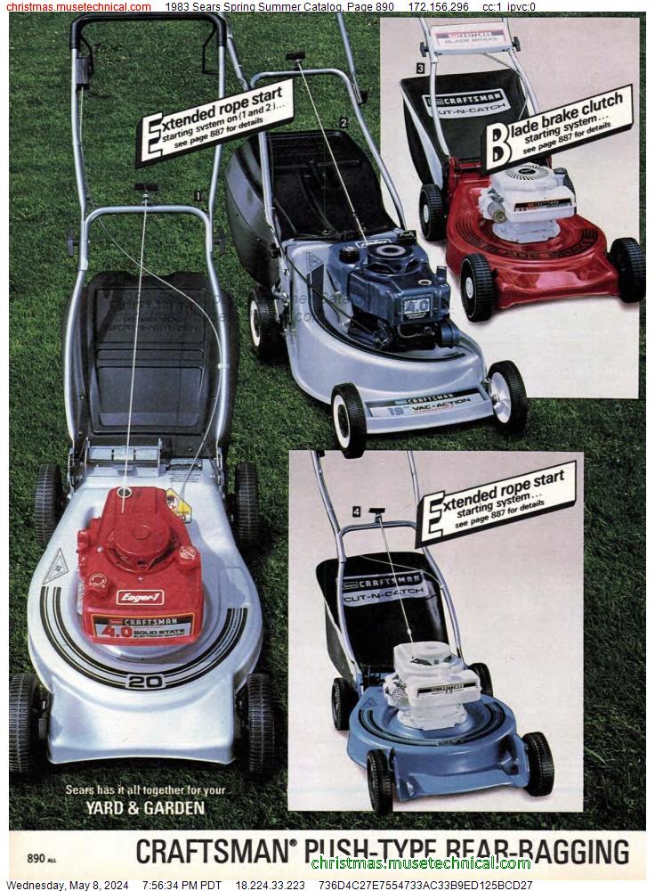 1983 Sears Spring Summer Catalog, Page 890