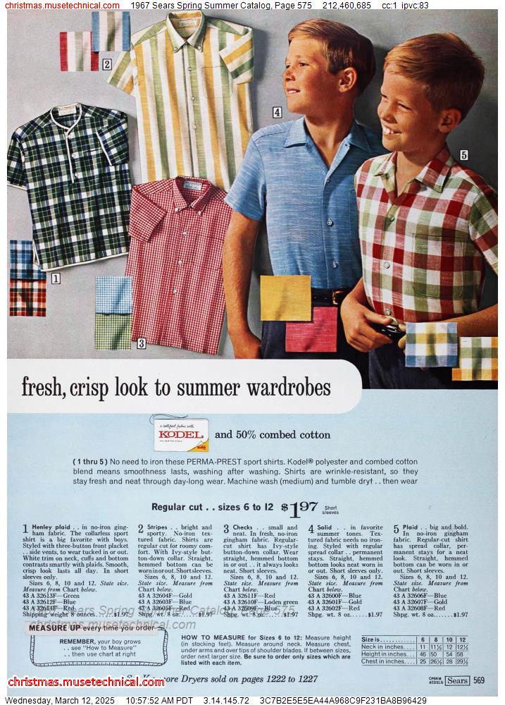 1967 Sears Spring Summer Catalog, Page 575