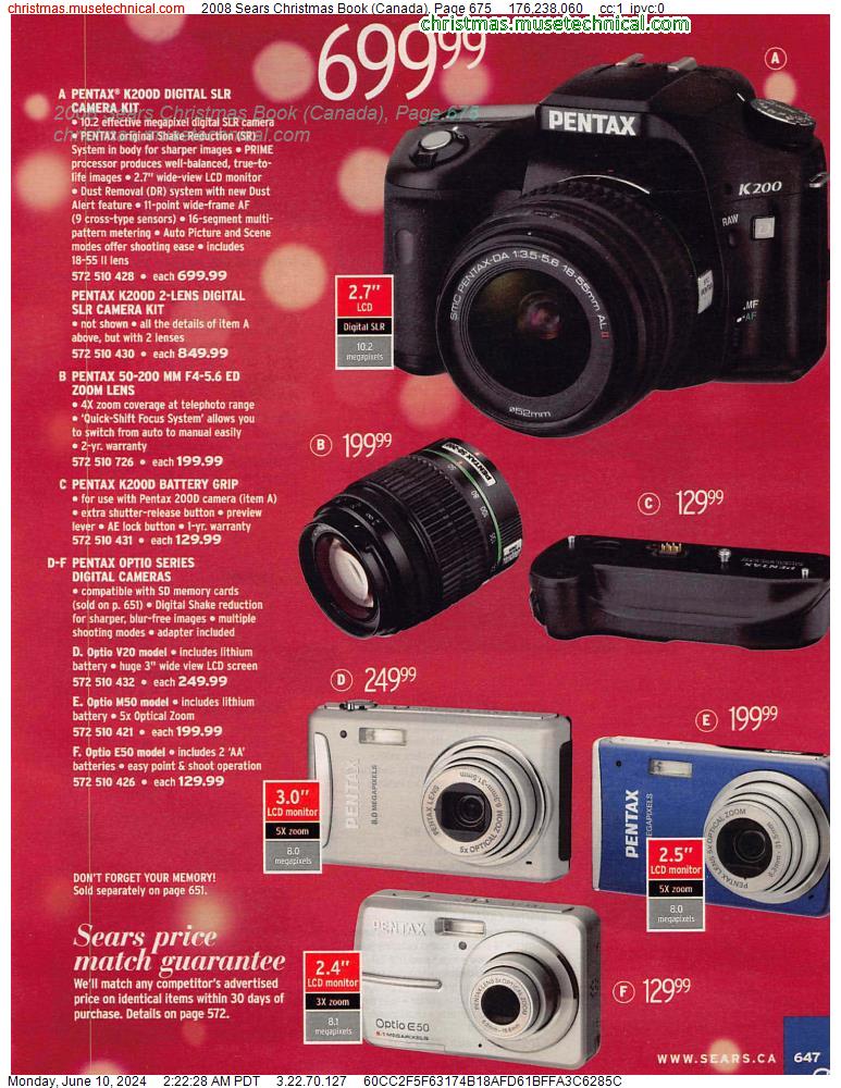 2008 Sears Christmas Book (Canada), Page 675