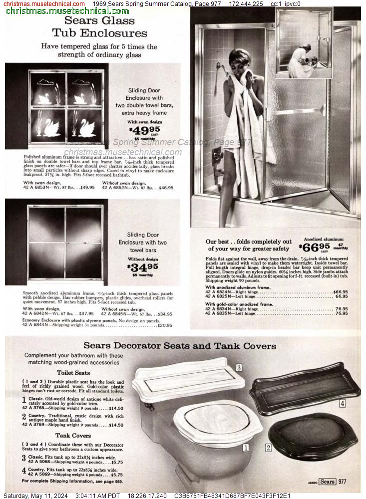 1969 Sears Spring Summer Catalog, Page 977