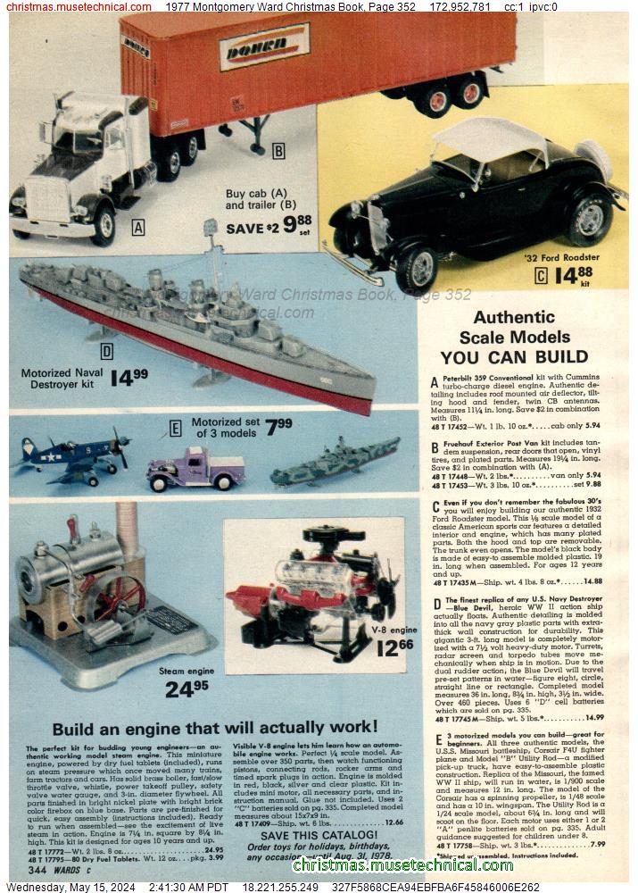 1977 Montgomery Ward Christmas Book, Page 352