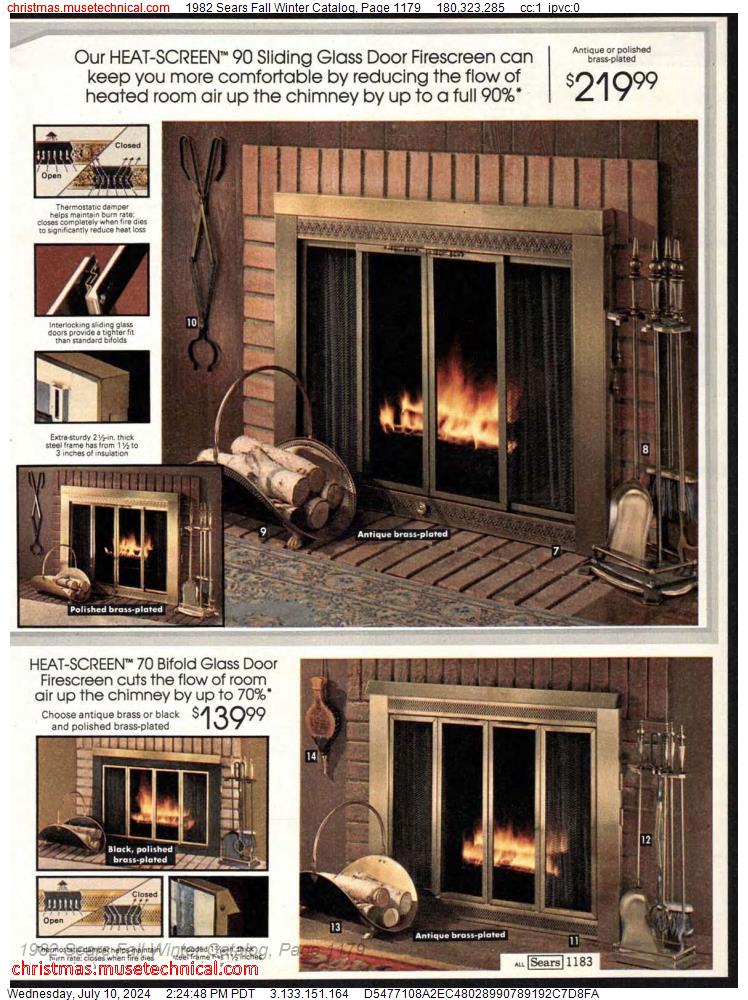 1982 Sears Fall Winter Catalog, Page 1179