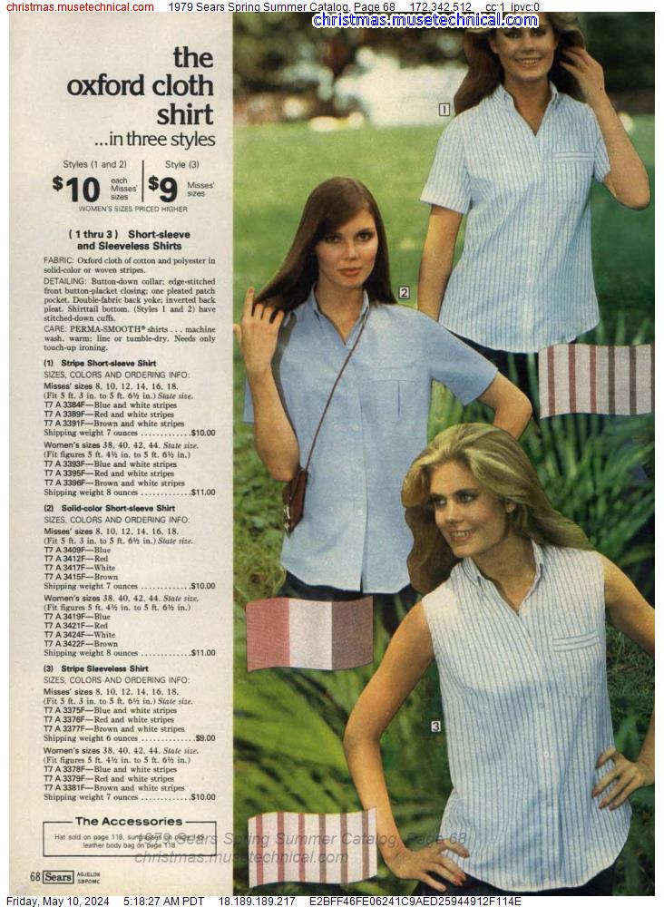 1979 Sears Spring Summer Catalog, Page 68