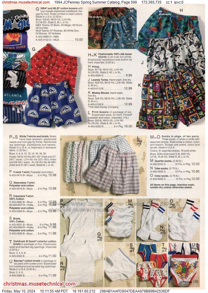 1994 JCPenney Spring Summer Catalog, Page 599
